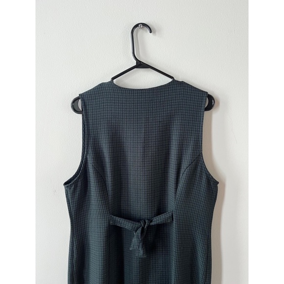 90s CHECKERED SLEEVELESS DRESS - Picture 6 of 6